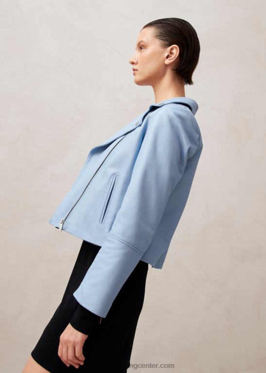 tours - modra usnjena jakna ženske Alohas 0D4R81024