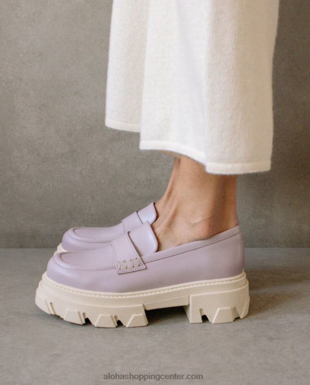 trailblazer - vijoličasti usnjeni loaferji ženske Alohas 0D4R832