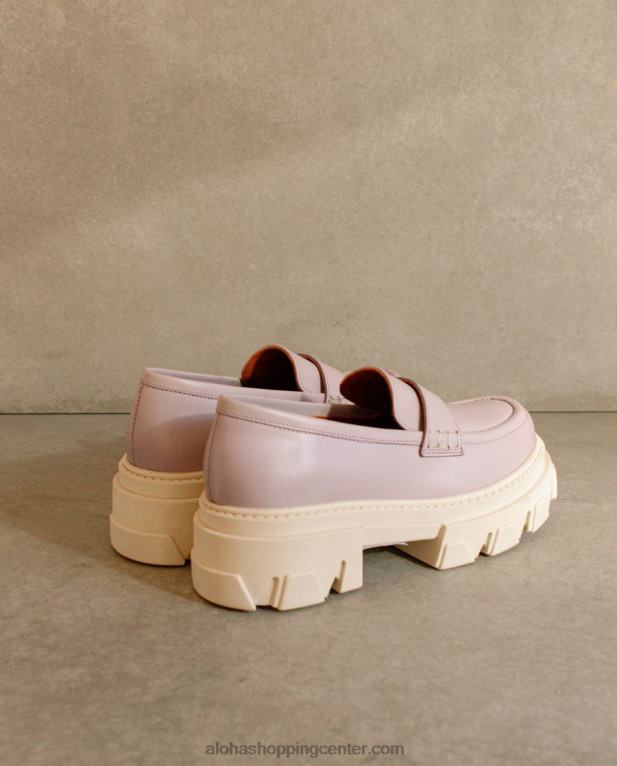 trailblazer - vijoličasti usnjeni loaferji ženske Alohas 0D4R832