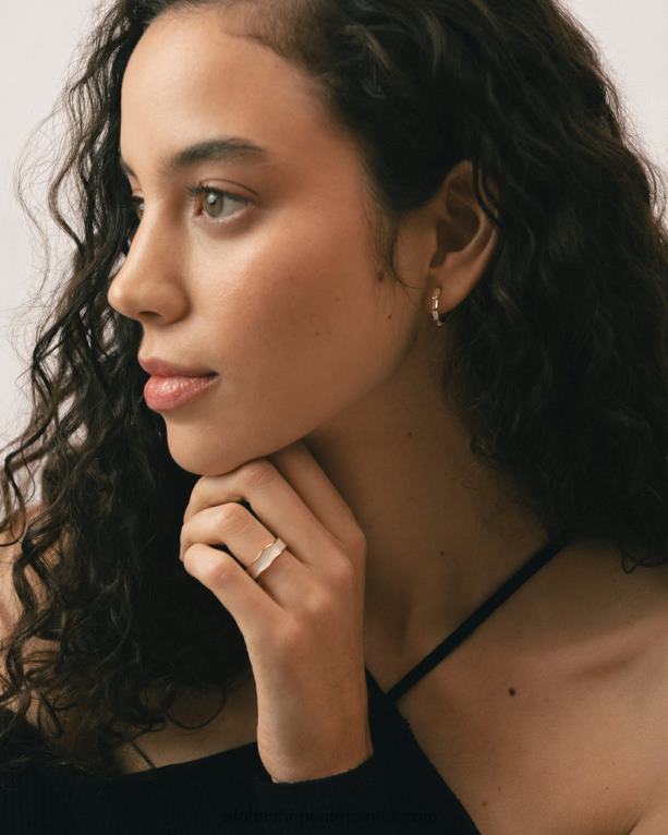 tramen - belo-zlat prstan ženske Alohas 0D4R81107