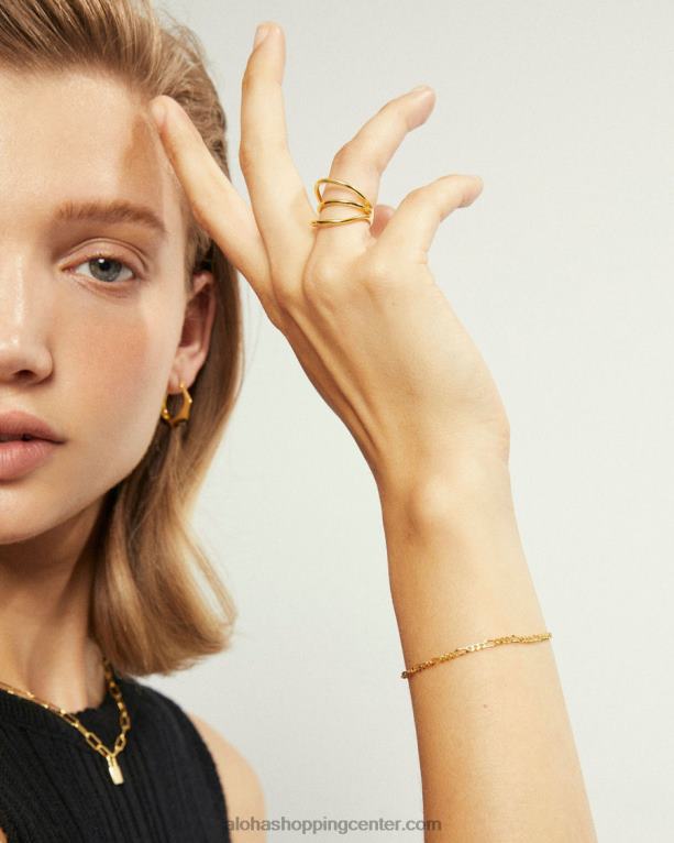 trilogija - zlati prstan ženske Alohas 0D4R81206