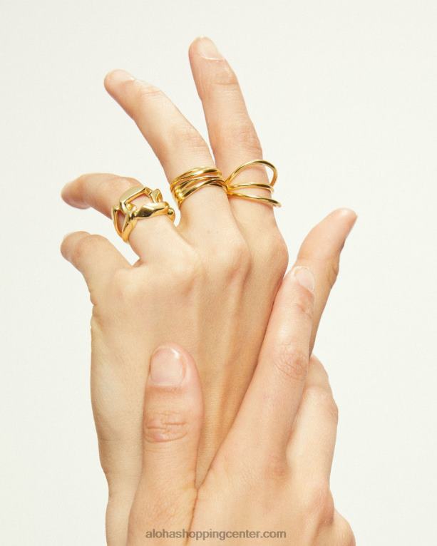 trilogija - zlati prstan ženske Alohas 0D4R81206