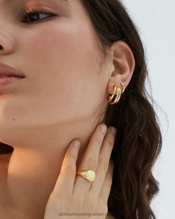 trilogija - zlati uhani ženske Alohas 0D4R81088