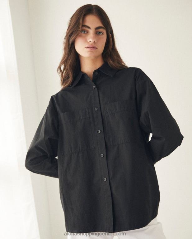 trofeja - črna bombažna majica ženske Alohas 0D4R8721