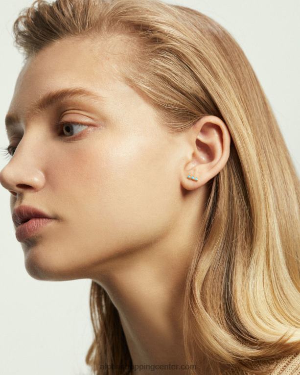 trojček - modri uhani ženske Alohas 0D4R81180