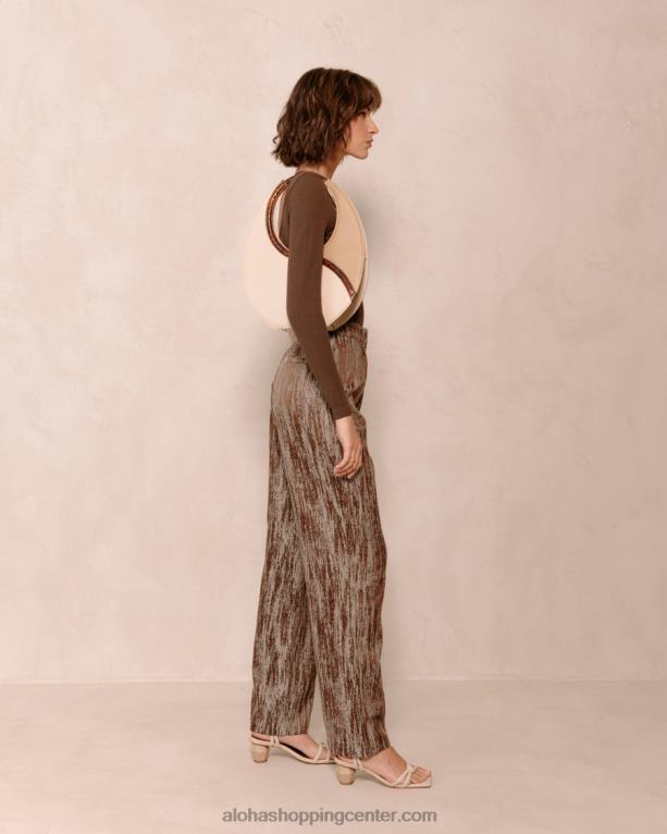 ustvarjalni - beli usnjeni sandali ženske Alohas 0D4R8584