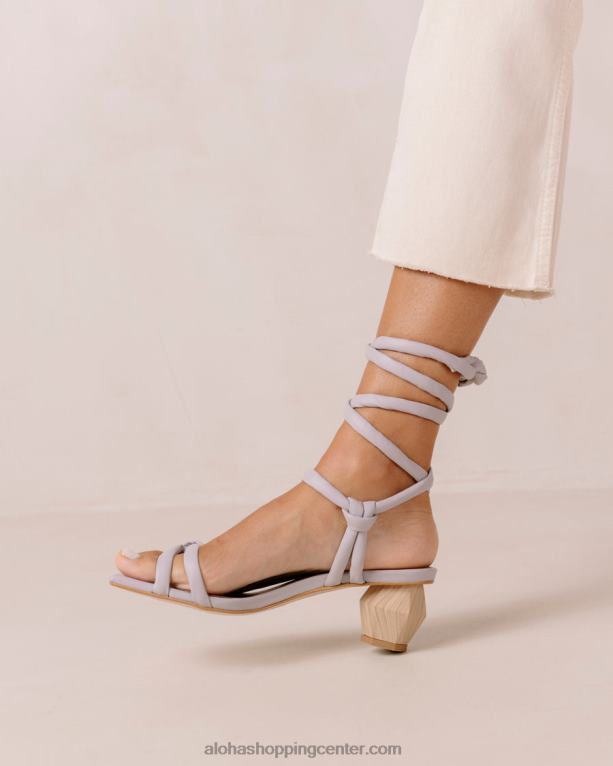 ustvarjalni - vijolični usnjeni sandali ženske Alohas 0D4R8585