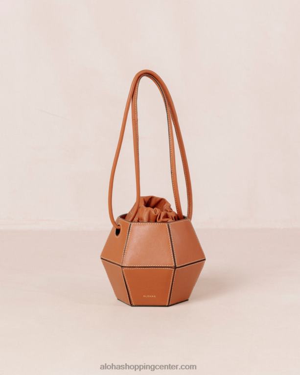 v - rjava usnjena torbica ženske Alohas 0D4R81048