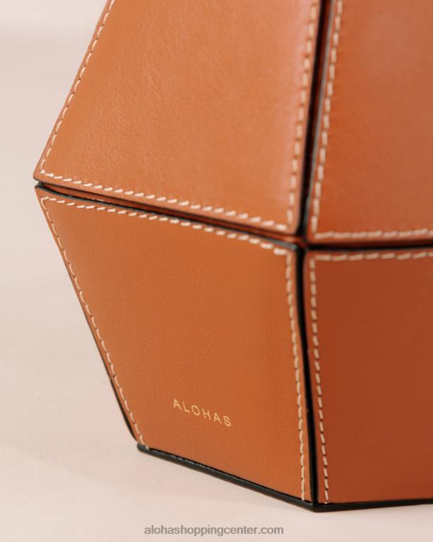 v - rjava usnjena torbica ženske Alohas 0D4R81048