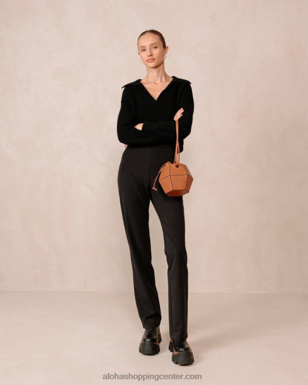 v - rjava usnjena torbica ženske Alohas 0D4R81048