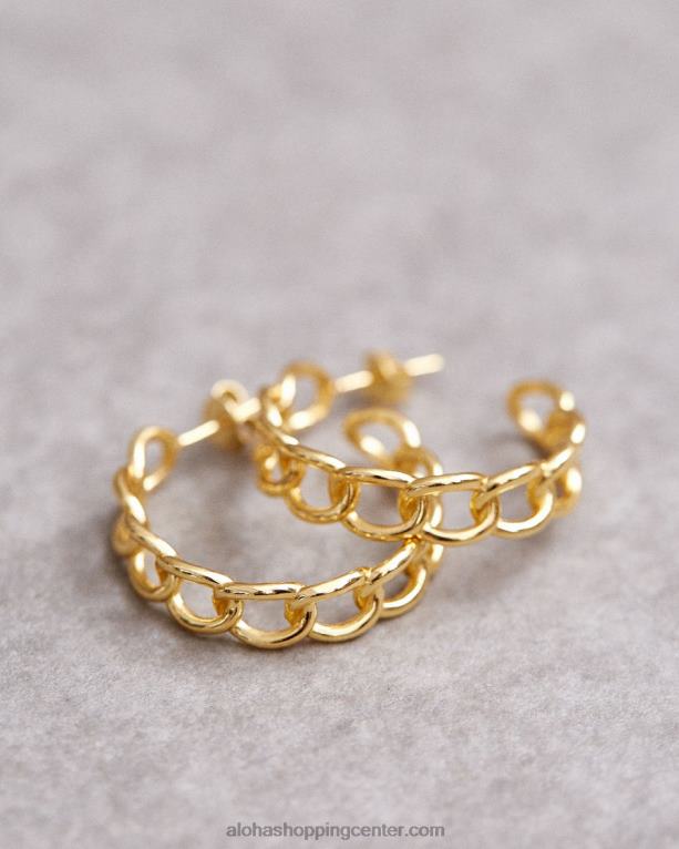 verižica velika - zlati uhani ženske Alohas 0D4R81095