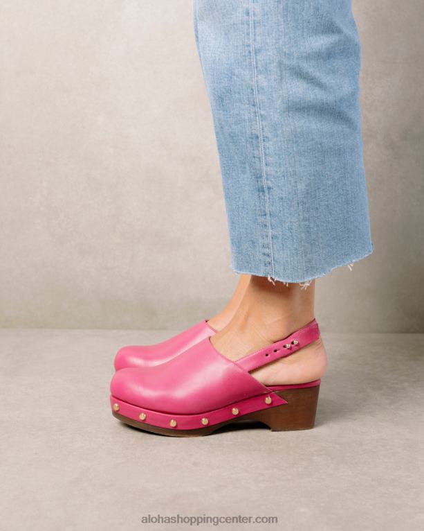 vinil - roza usnjene cokle ženske Alohas 0D4R8422