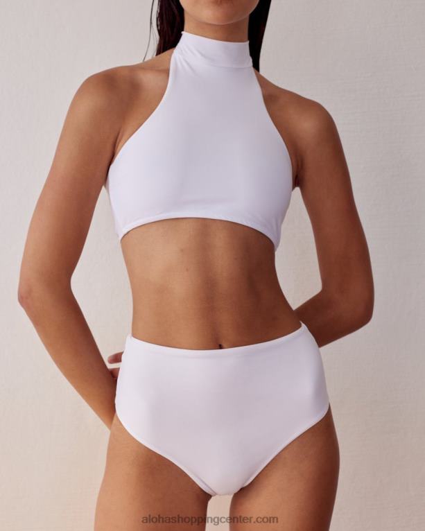 višji - bel econyl bikini zgornji del ženske Alohas 0D4R8931