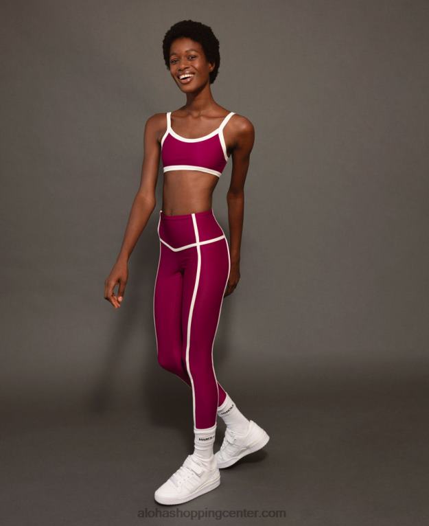 vrh ribet - vijoličen športni top ženske Alohas 0D4R8987