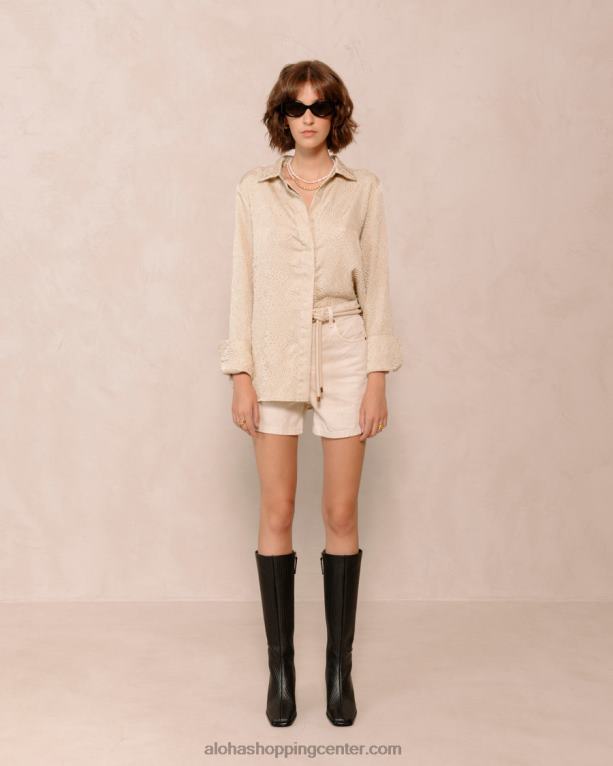 vzhodni nagubani - črni usnjeni škornji ženske Alohas 0D4R841