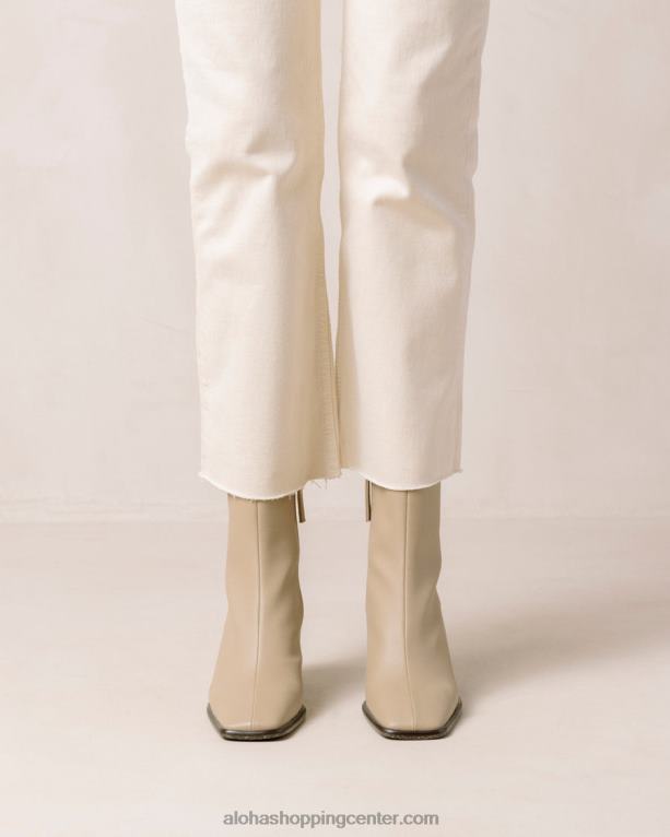 west cactus - bež veganski usnjeni škornji ženske Alohas 0D4R8454