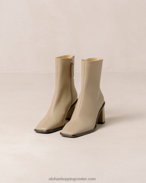 west cactus - bež veganski usnjeni škornji ženske Alohas 0D4R8454