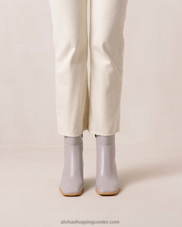 west vintage - vijolični usnjeni škornji ženske Alohas 0D4R8227