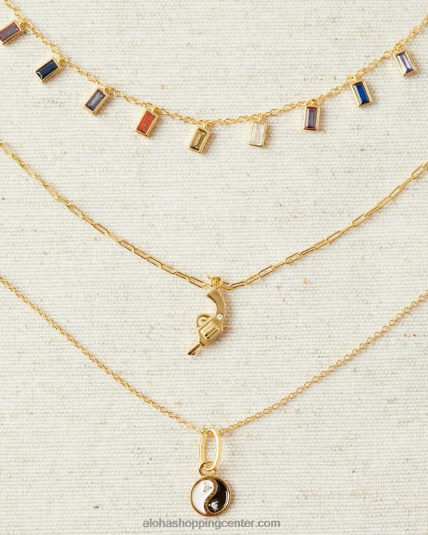 ying yang - zlata ogrlica ženske Alohas 0D4R81146