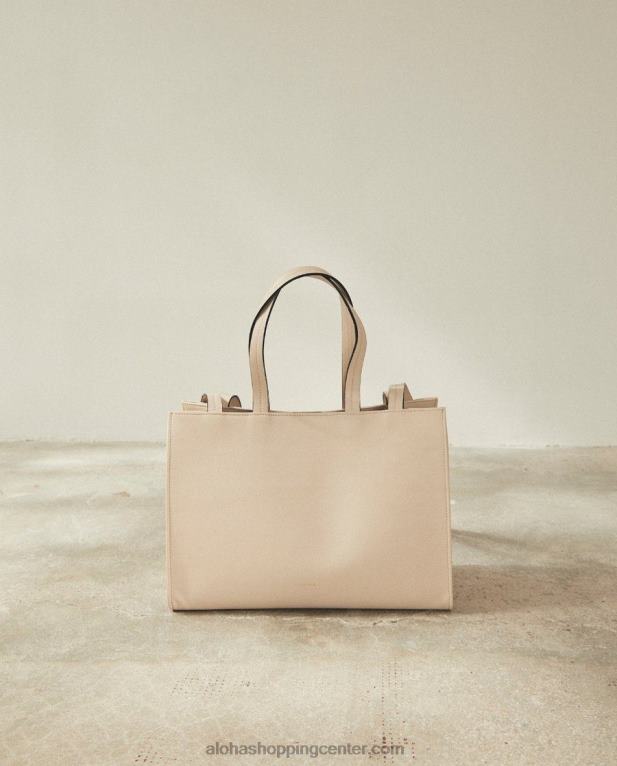 z - bela usnjena torbica ženske Alohas 0D4R81033