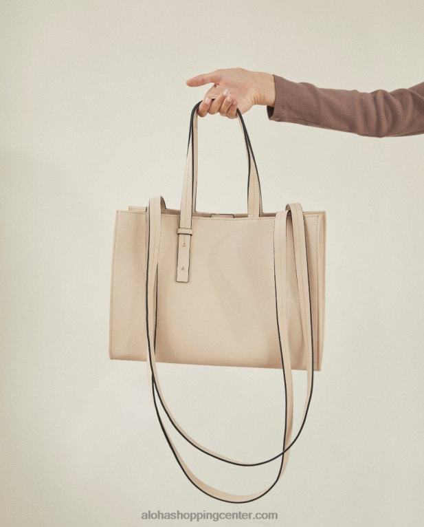 z - bela usnjena torbica ženske Alohas 0D4R81033