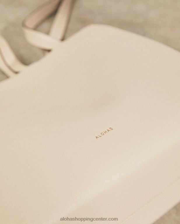 z - bela usnjena torbica ženske Alohas 0D4R81033