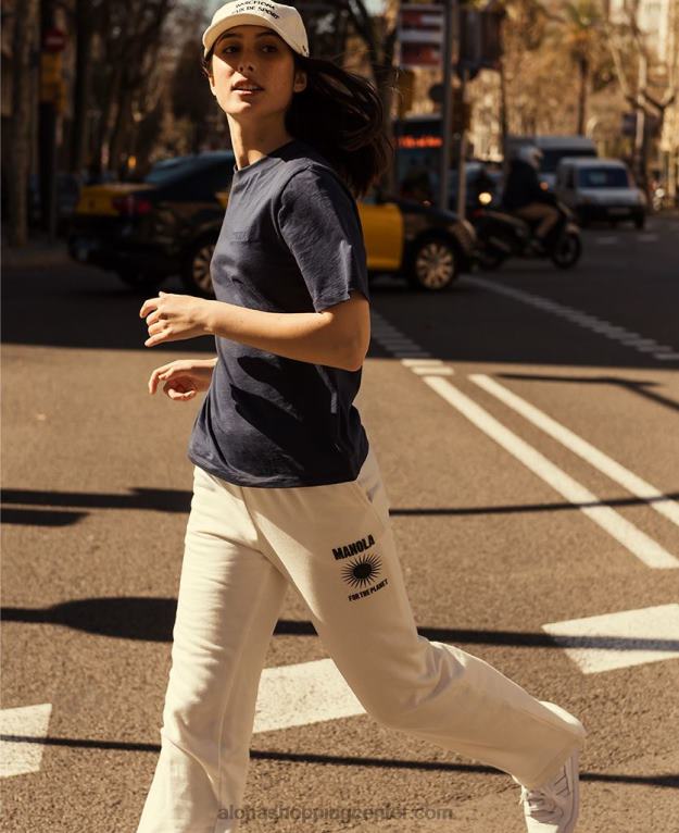 za planet - mornarsko modra majica ženske Alohas 0D4R8903