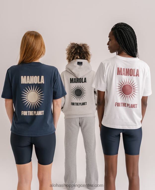 za planet - siv bombažni pulover ženske Alohas 0D4R8982