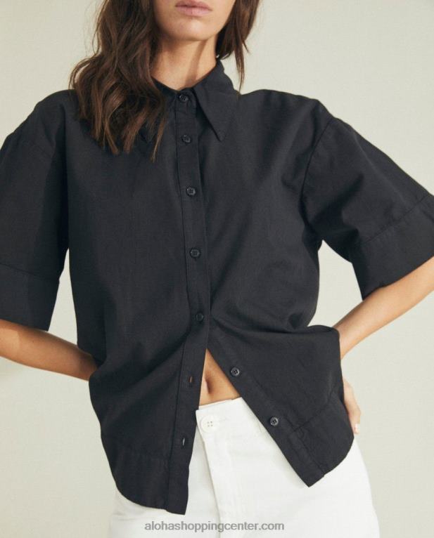 zeal - črna bombažna srajca ženske Alohas 0D4R8879