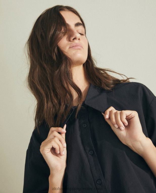 zeal - črna bombažna srajca ženske Alohas 0D4R8879