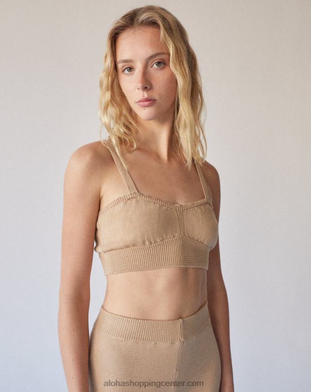 čar - bež pleteni vrh ženske Alohas 0D4R8812