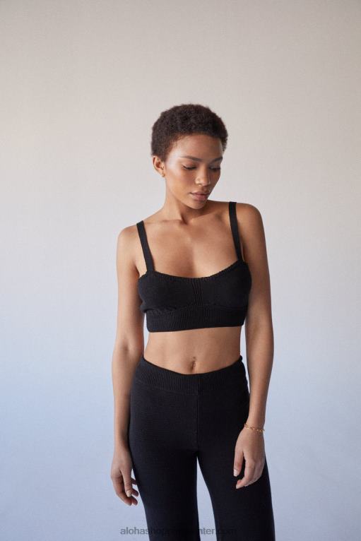 čar - črni pleteni vrh ženske Alohas 0D4R8811