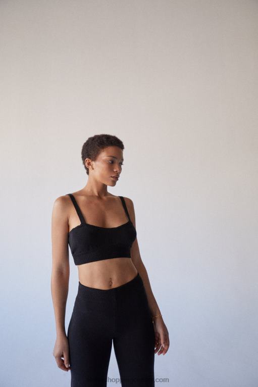 čar - črni pleteni vrh ženske Alohas 0D4R8811