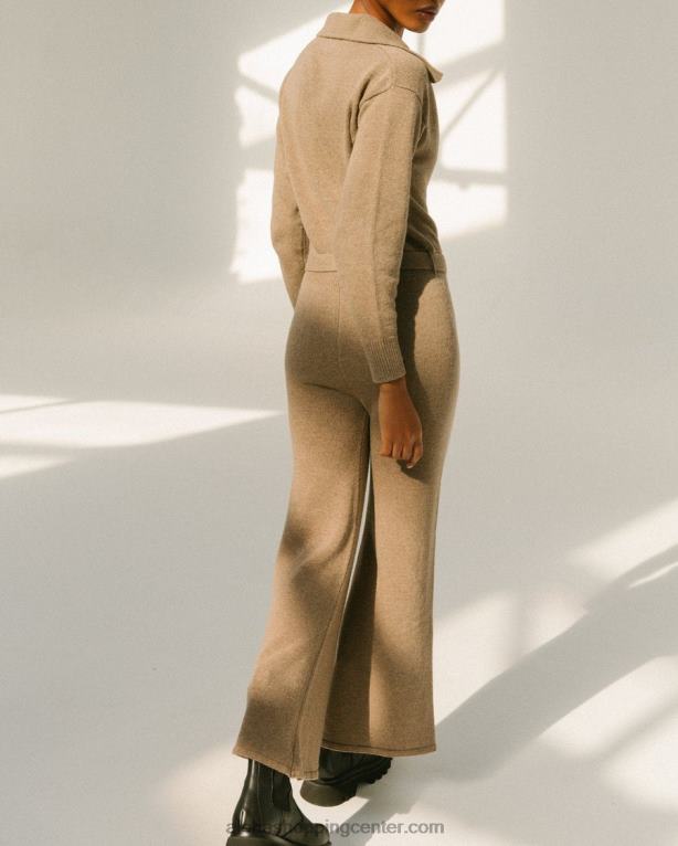 časovnica - rjav pleten kombinezon ženske Alohas 0D4R8808