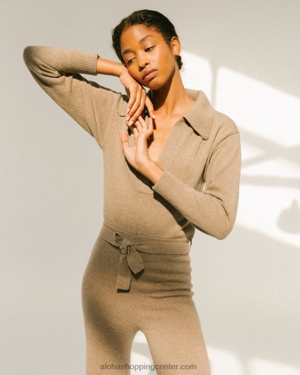 časovnica - rjav pleten kombinezon ženske Alohas 0D4R8808