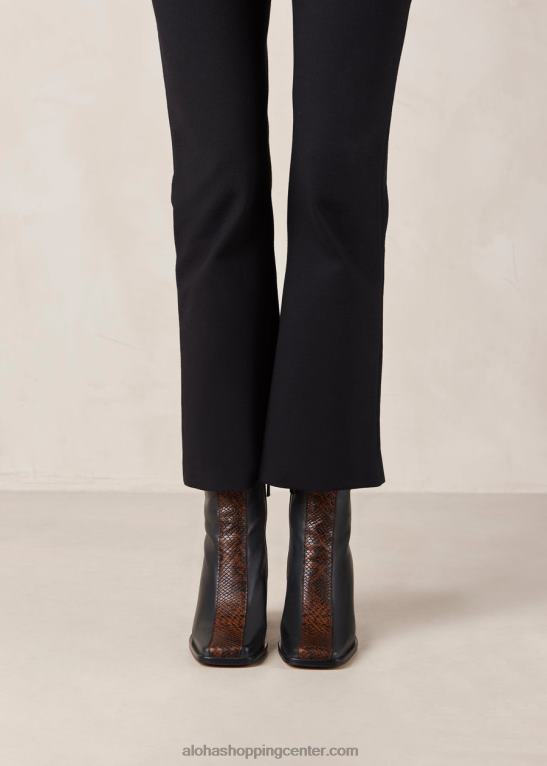 škornji z usnjenim vzorcem južnega pitona ženske Alohas 0D4R8146